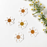 Mini Sun Sticker 5 pack