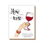 Wine Housewarming Card