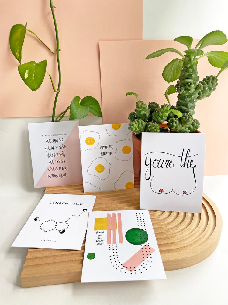 encouraging cards for friends Teluna you're the tits