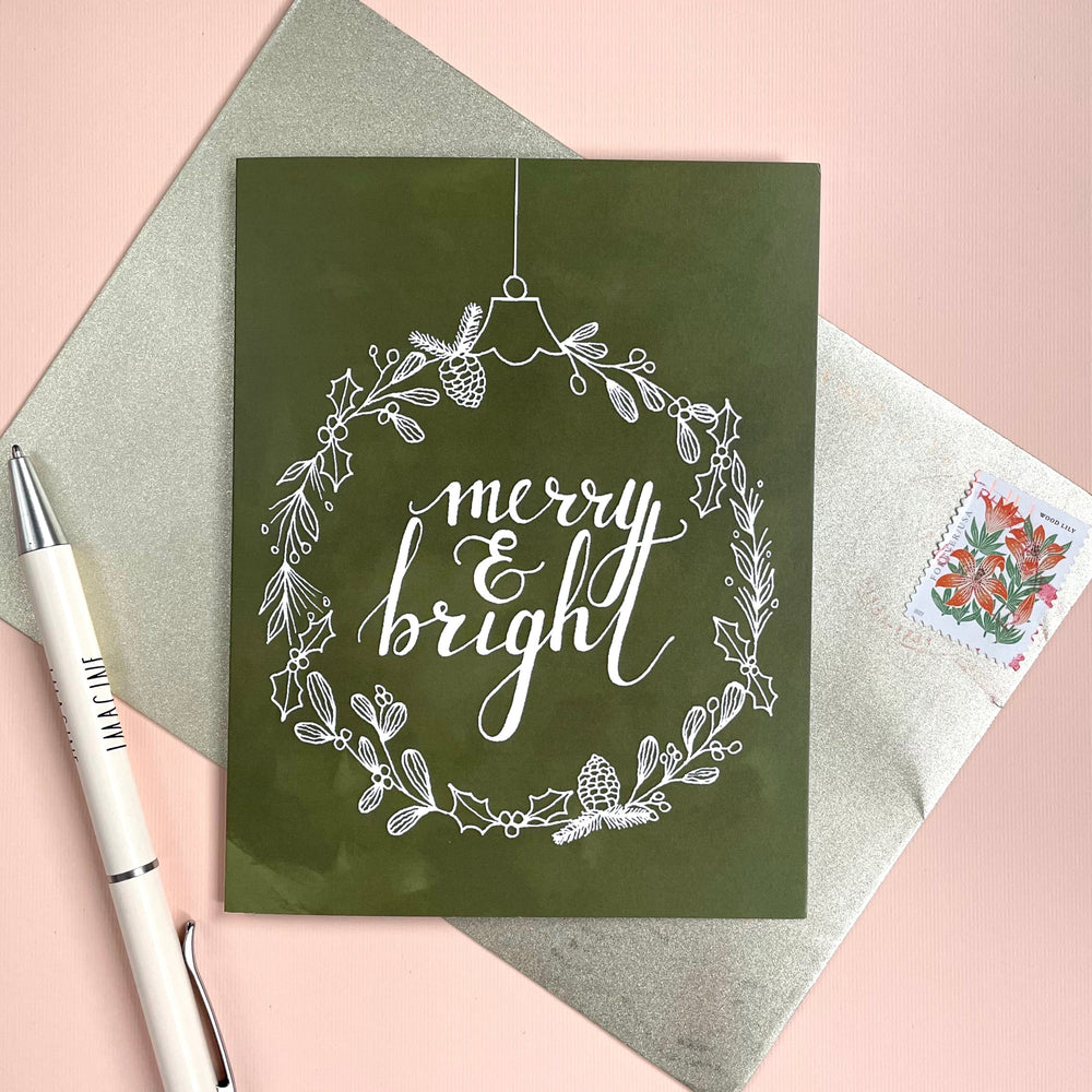 Merry & Bright Ornament Card Pack