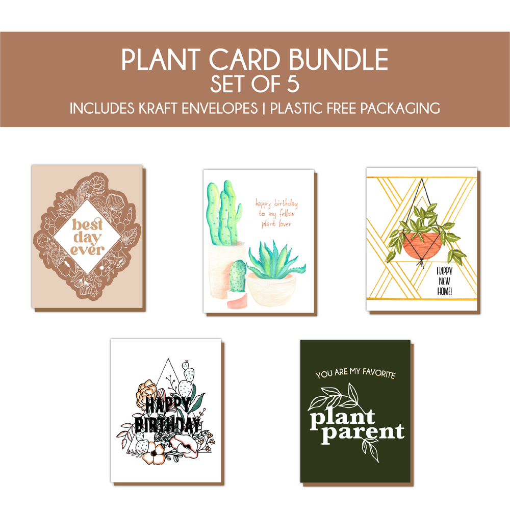 pack of cards plant theme plant parent plant lovers gift