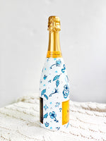 Custom Hand Painted Champagne Bottle NJH