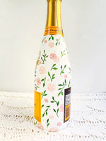 Custom Hand Painted Champagne Bottle AA
