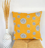 Amber Yellow Throw Pillow Cover Modern Bohemian