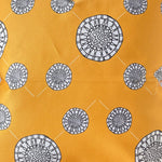 amber yellow modern boho fabric by the yard