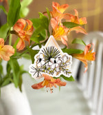 modern bohemian tropicals sticker