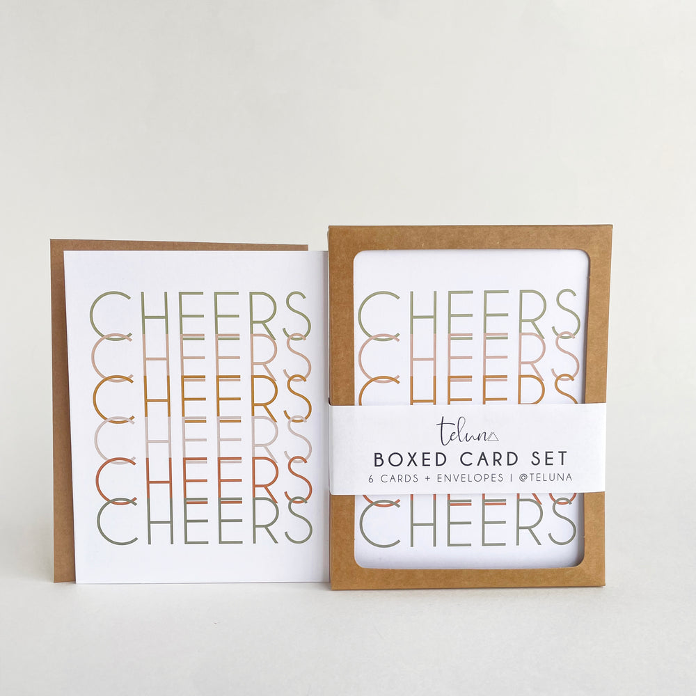 cheers celebration cards including envelopes
