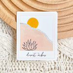 desert vibes agave sunset polaroid sticker Teluna