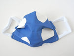 blue fabric face mask