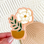Modern bohemian floral sticker