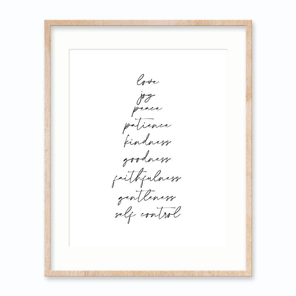 Fruit Of The Spirit (Galatians 5:22-23) - Art Print