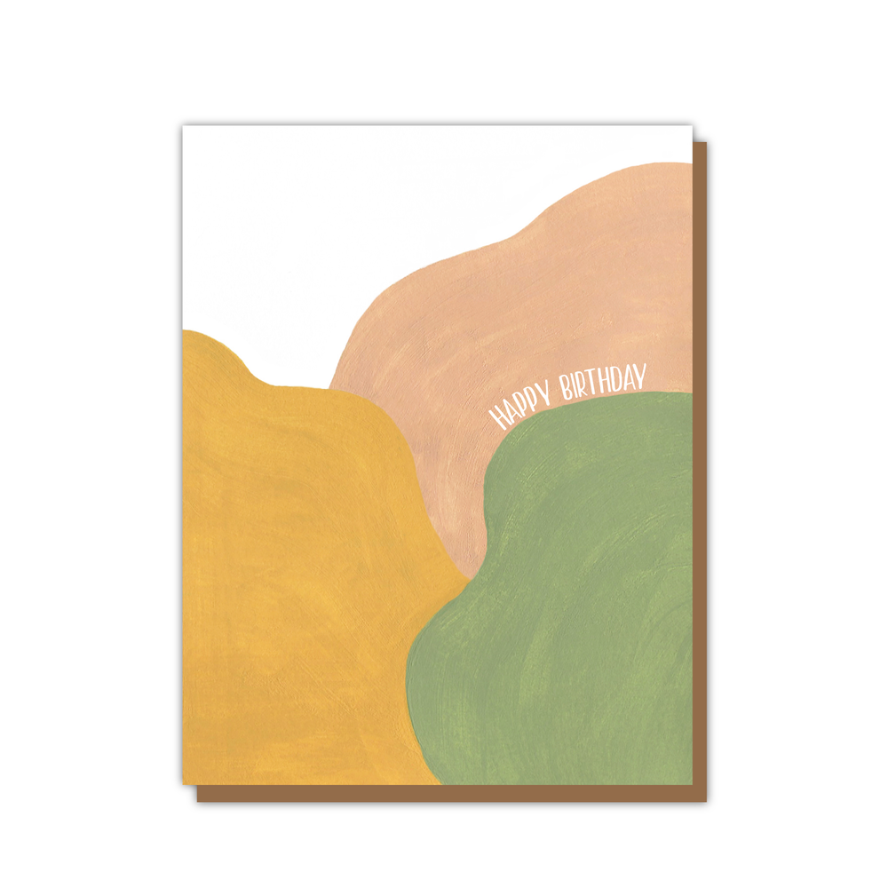 Hillside Birthday Card