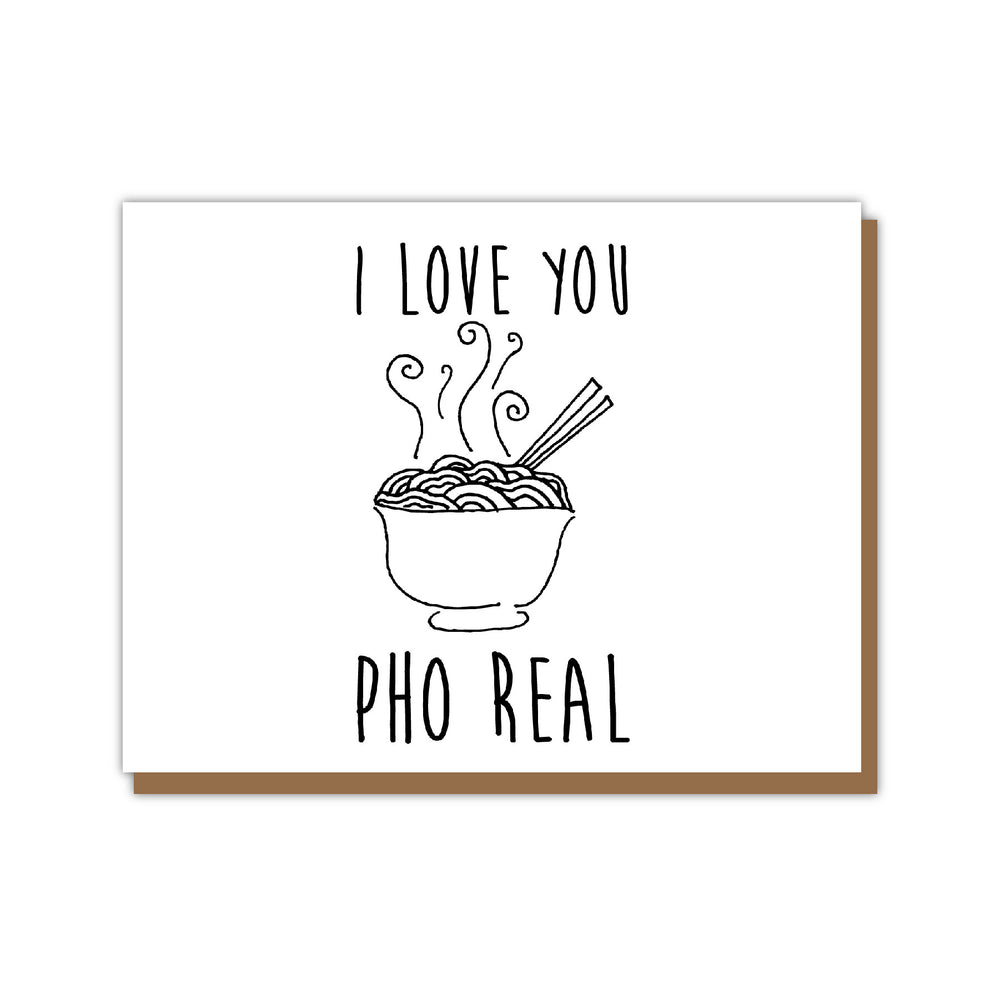 I love you Pho Real Card
