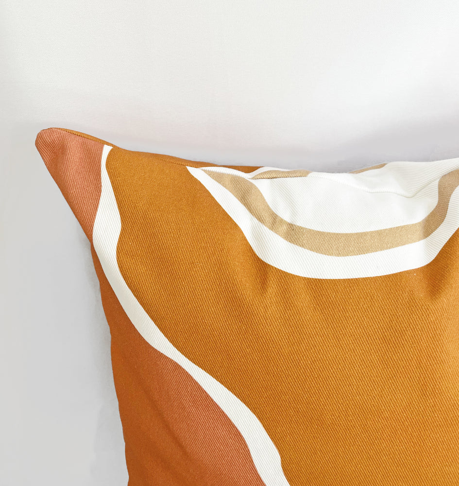 Sedona Throw Pillow Cover Orange