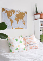 Modern Palm Pillow Botanical Home Decor