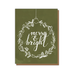 Merry & Bright Ornament Card