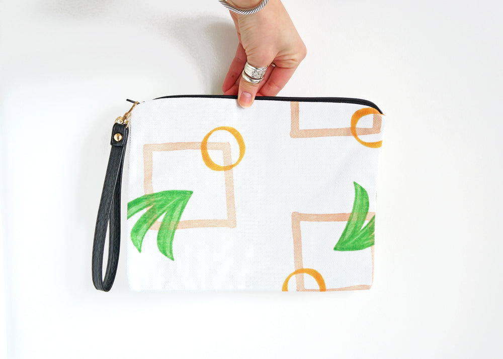 Modern Palm Clutch