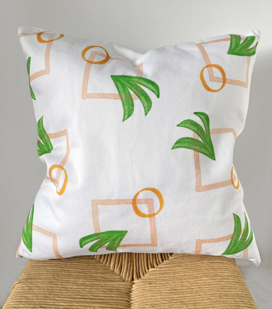 Modern Bohemian Throw Pillow 18x18 washable