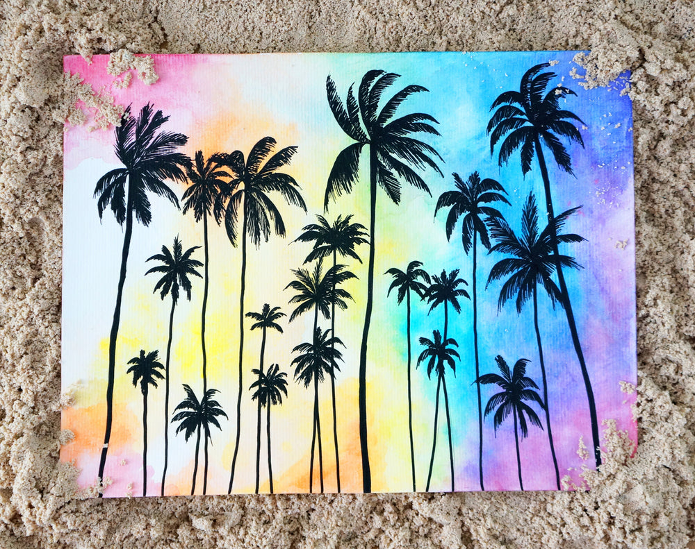 Palms Sunset - Print