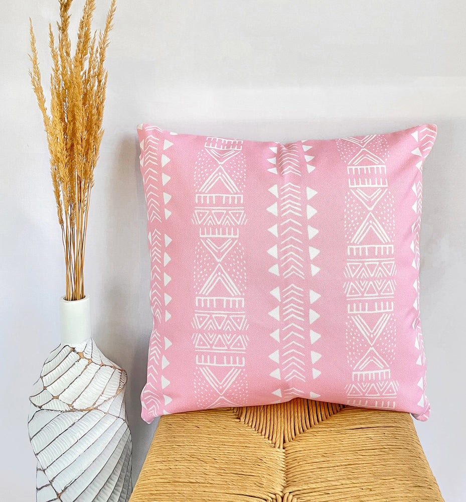 Pink Aztec Throw Pillow Nursery Decor Washable Throw