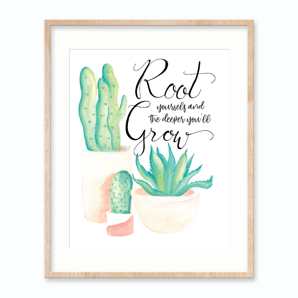 Root & Grow - Art Print