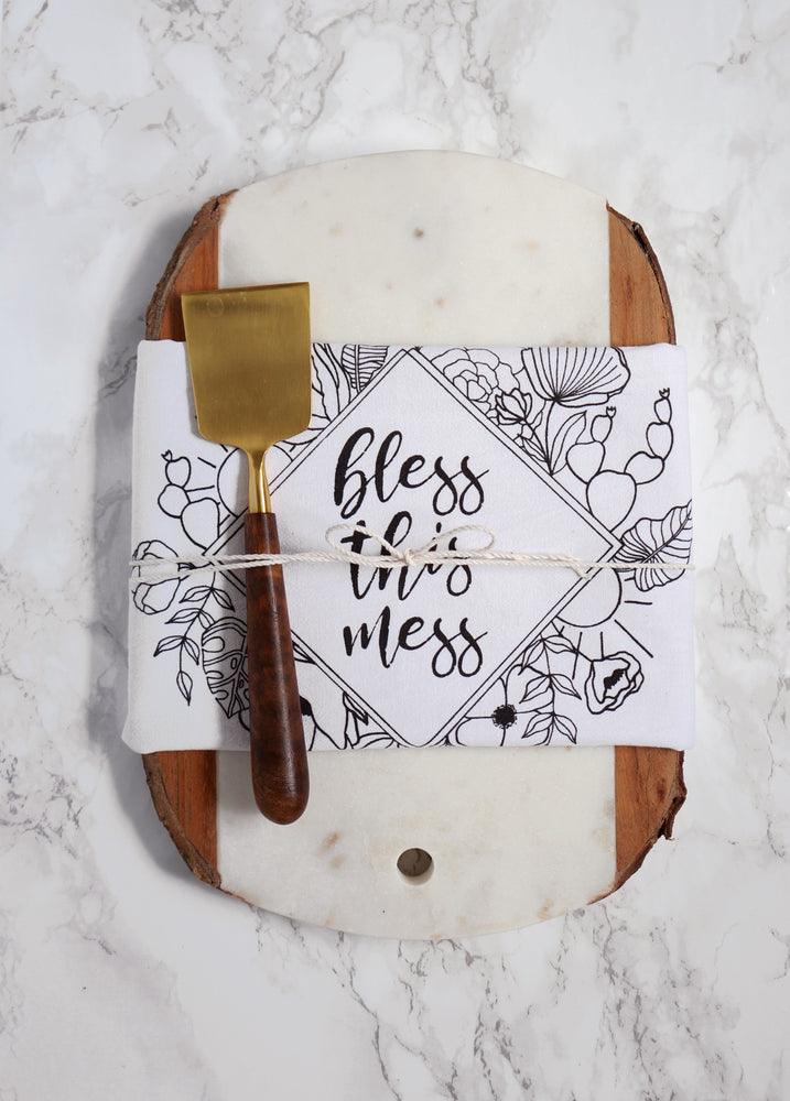 Bless This Mess Tea Towel