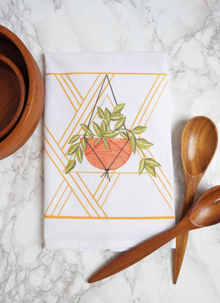 Hanging Plant Tea Towel