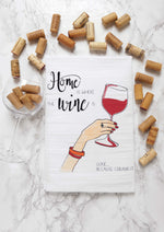 Funny Wine Tea Towel Teluna