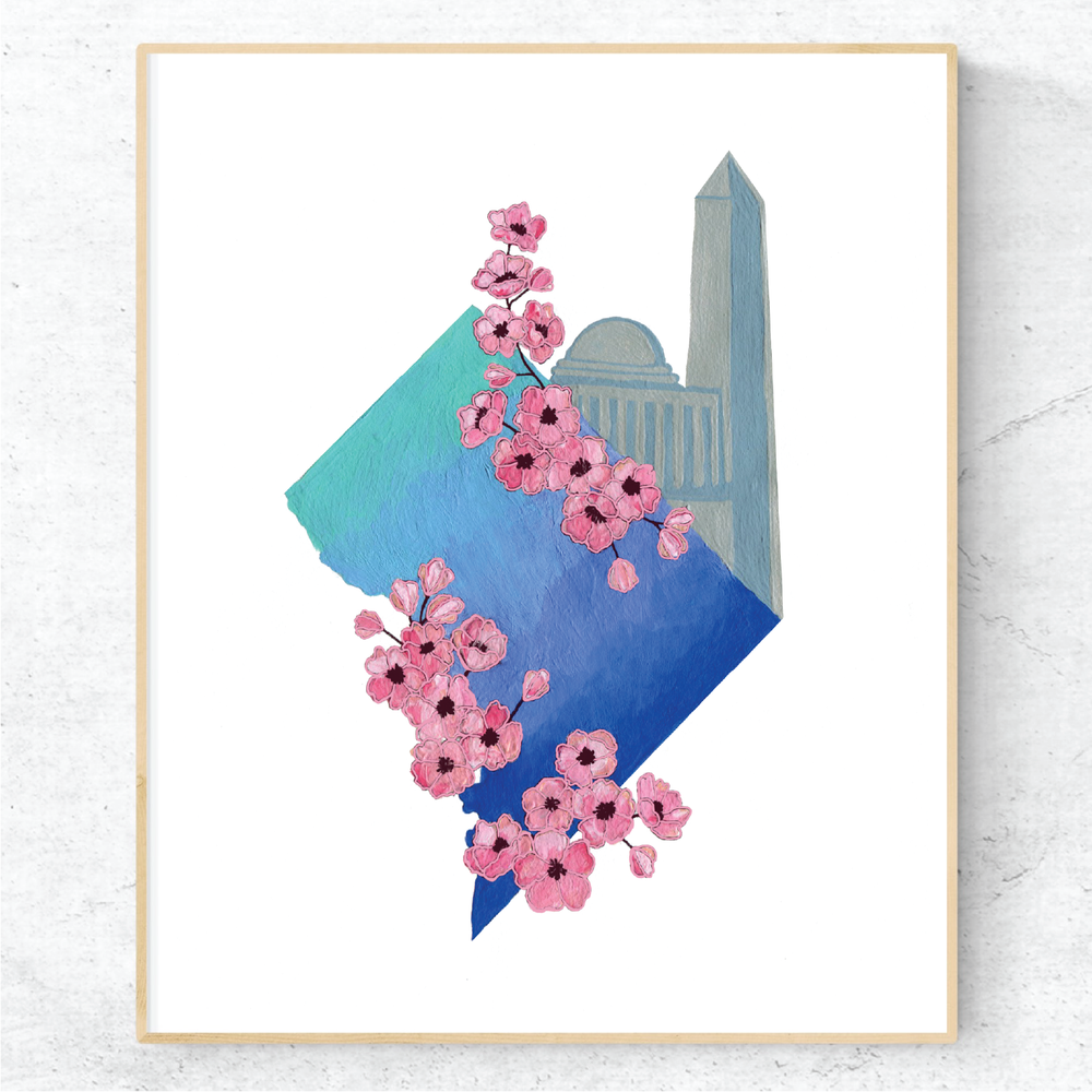 DC Cherry Blossom - Art Print