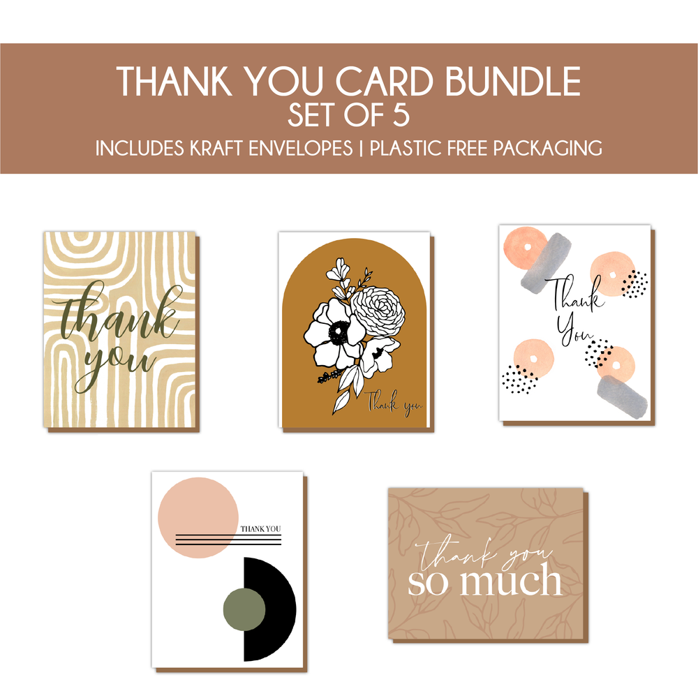 wholesale card bundle Teluna Thank You Cards