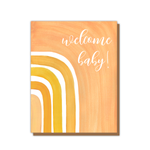 Welcome Baby Rainbow Card